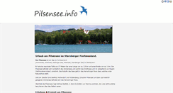Desktop Screenshot of pilsensee.info