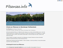 Tablet Screenshot of pilsensee.info
